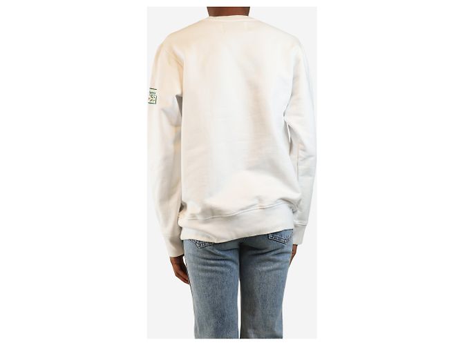 Casablanca Sudadera blanca bordada - talla XS Blanco - vista 2
