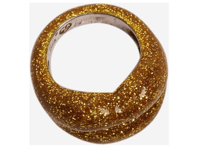 Autre Marque Anello Gold hotlips D'oro - vista 2