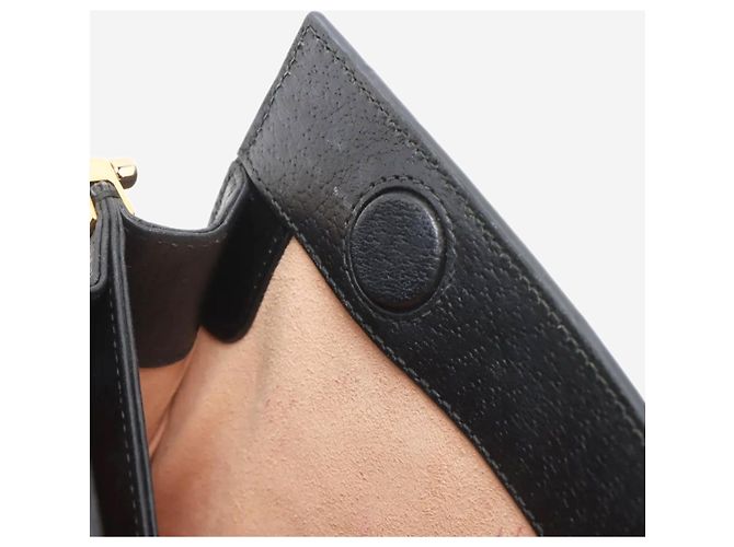 Gucci Bolsa de ombro com corrente em couro Ophidia preto - vista 10