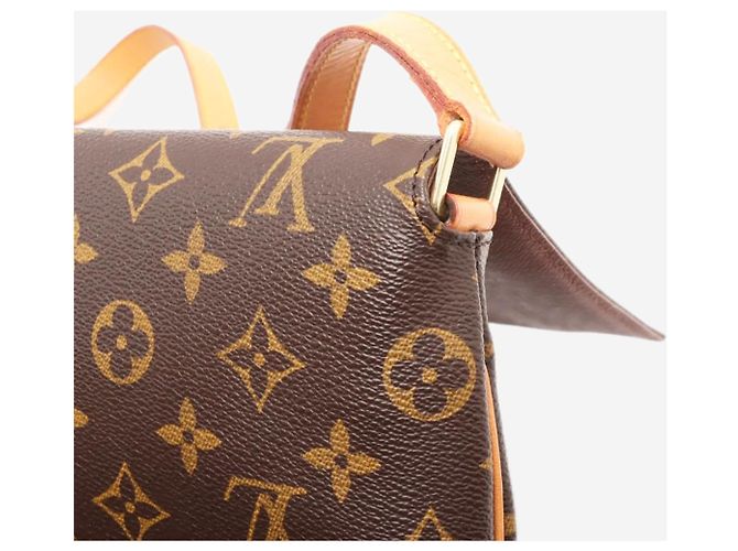 Louis Vuitton Bolso bandolera Monogram Musette Tango vintage 2001 marrón - vista 11