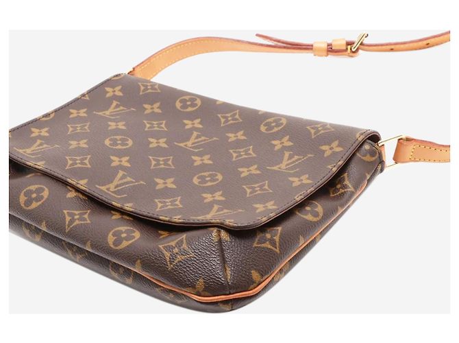 Louis Vuitton Bolso bandolera Monogram Musette Tango vintage 2001 marrón - vista 3