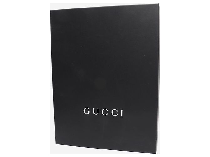Schwarze Guccissima Leder-Ankle-Boots - Größe EU 35.5 - Ansicht 8