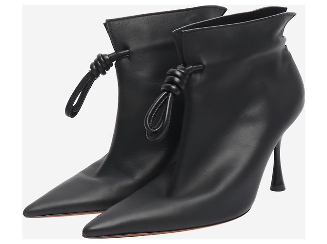 Loewe Botines de cuero negro Flamenco - talla EU 38 - vista 2