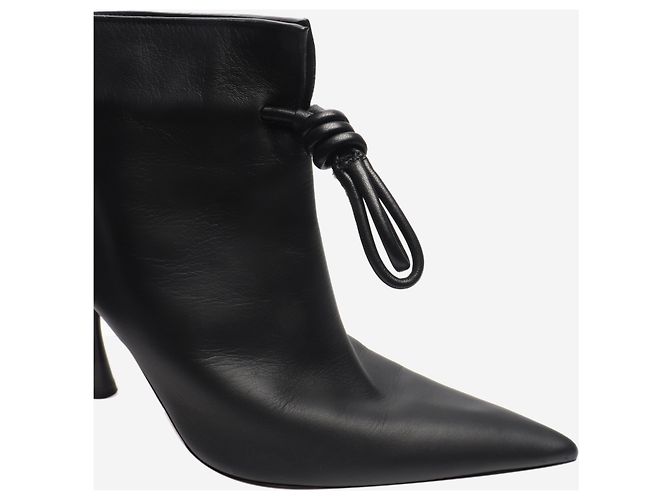 Loewe Botines de cuero negro Flamenco - talla EU 38 - vista 4