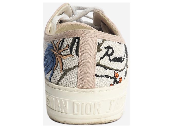 Christian Dior Mehrfarbig bestickte Sneaker - Größe EU 37 Mehrfarben - Ansicht 3