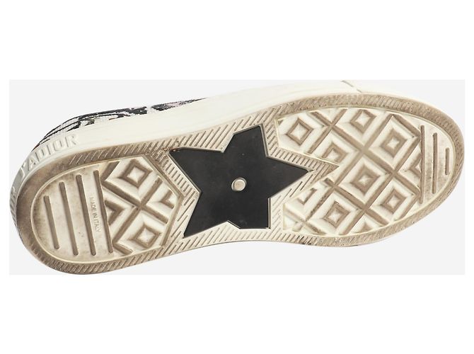Christian Dior Mehrfarbig bestickte Sneaker - Größe EU 37 Mehrfarben - Ansicht 5