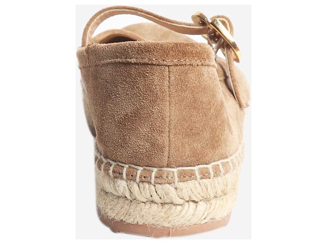 Gianvito Rossi Espadrilles in scamosciato marrone - taglia EU 37.5 - vista 4