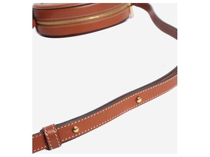 Céline Borsa a tracolla ovale Triomphe marrone - vista 5