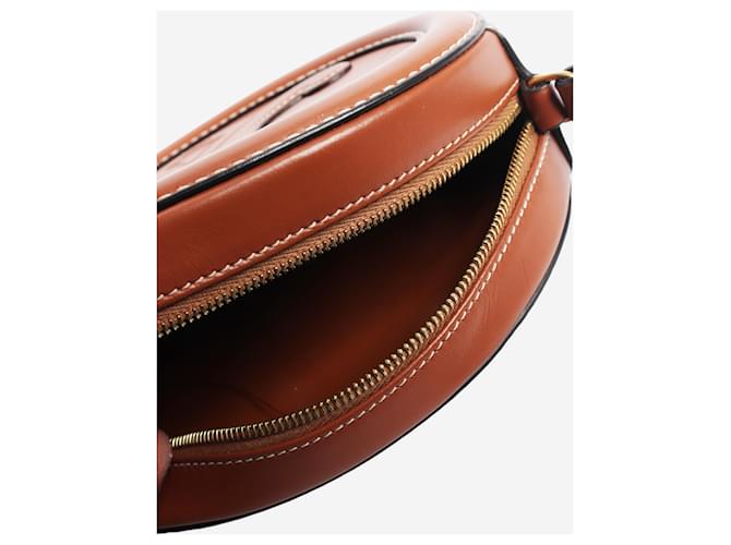 Céline Borsa a tracolla ovale Triomphe marrone - vista 7