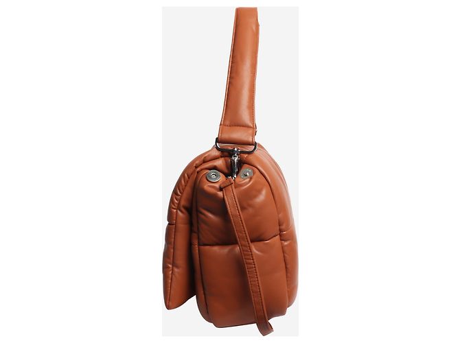 Autre Marque Borsa a tracolla imbottita in finta pelle Wanda marrone - vista 3