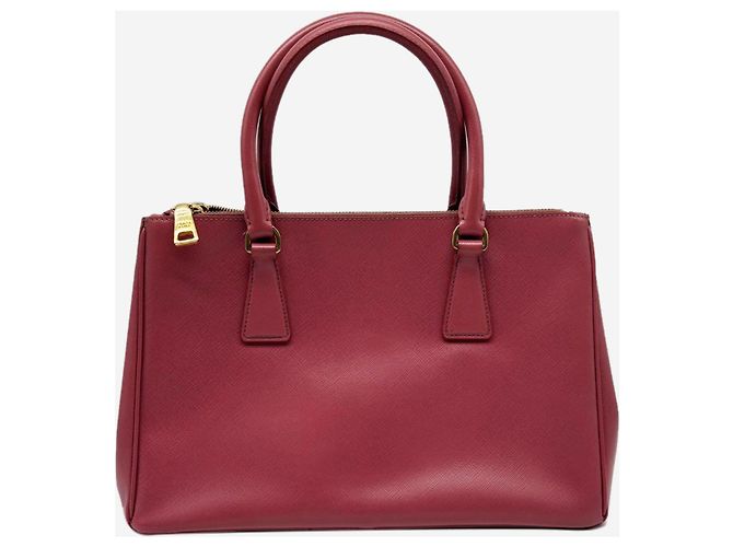 Prada Piccola borsa 2way Galleria in pelle Saffiano rosa - vista 2