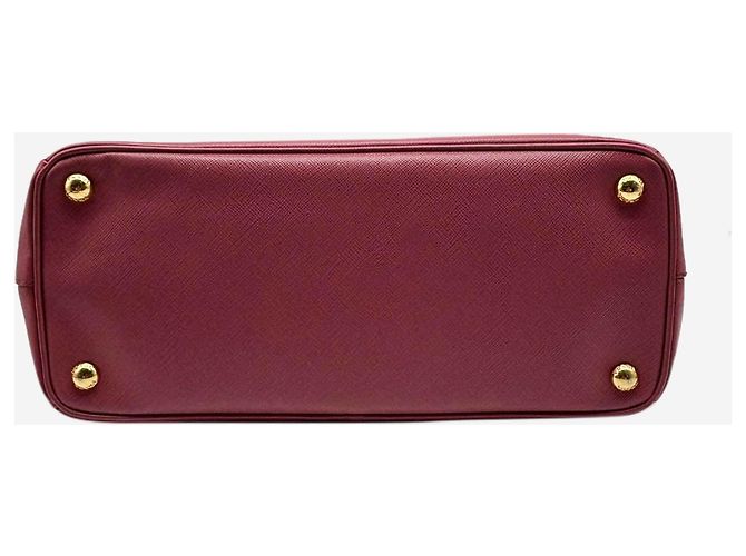 Prada Piccola borsa 2way Galleria in pelle Saffiano rosa - vista 3