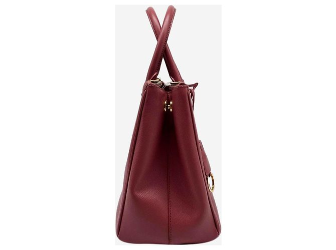 Prada Piccola borsa 2way Galleria in pelle Saffiano rosa - vista 4