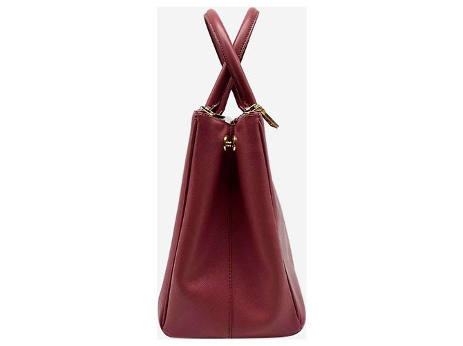 Prada Piccola borsa 2way Galleria in pelle Saffiano rosa - vista 5