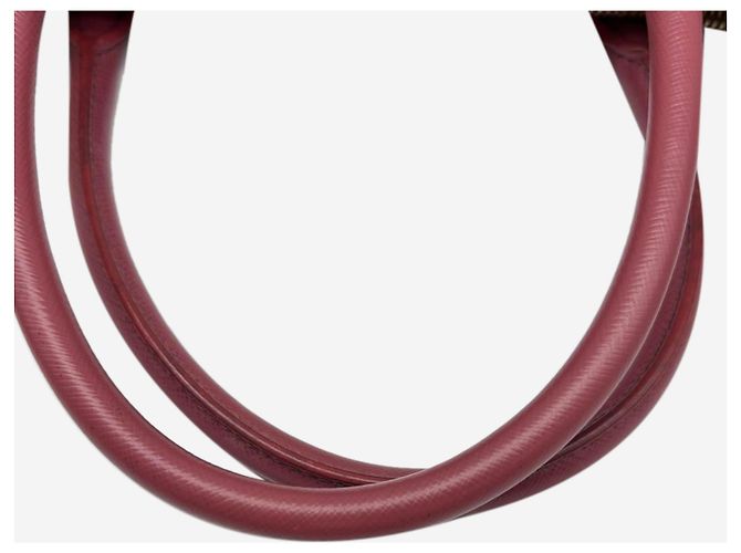 Prada Piccola borsa 2way Galleria in pelle Saffiano rosa - vista 9