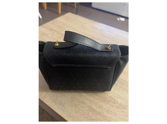 Courreges Borsa Courrèges monogramma in tela nera Nero - vista 11