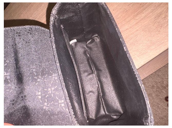 Courreges Borsa Courrèges monogramma in tela nera Nero - vista 6