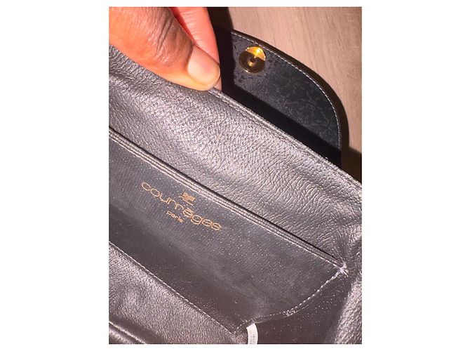 Courreges Borsa Courrèges monogramma in tela nera Nero - vista 8