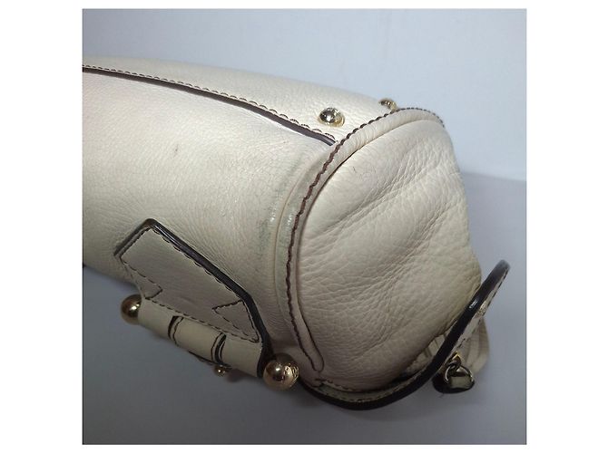 Lancel Borsa in pelle ecru Beige - vista 10