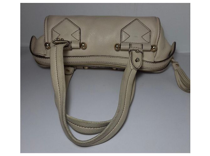 Lancel Borsa in pelle ecru Beige - vista 11