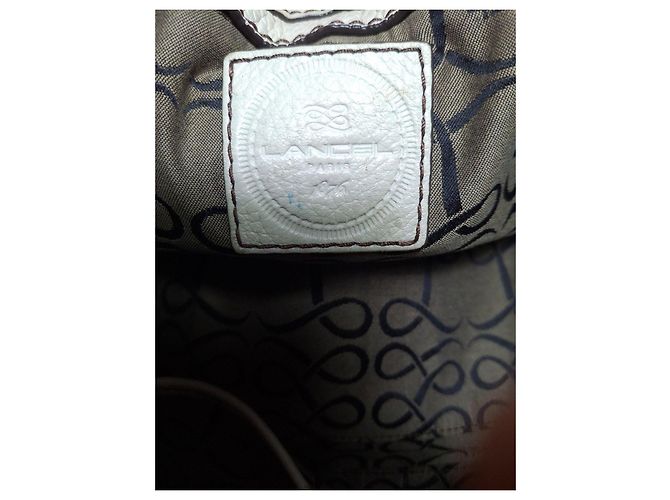 Lancel Borsa in pelle ecru Beige - vista 17