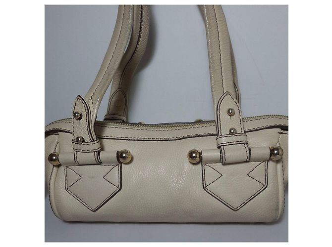 Lancel Borsa in pelle ecru Beige - vista 3
