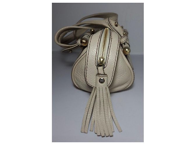 Lancel Borsa in pelle ecru Beige - vista 4