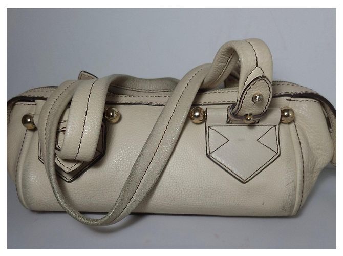 Lancel Borsa in pelle ecru Beige - vista 5