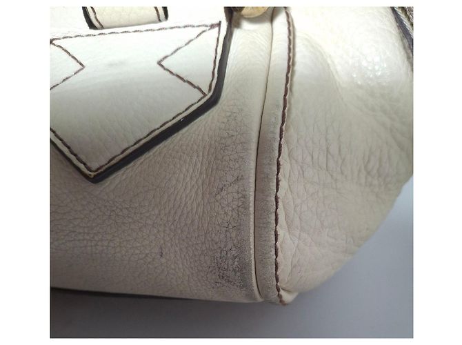 Lancel Borsa in pelle ecru Beige - vista 6