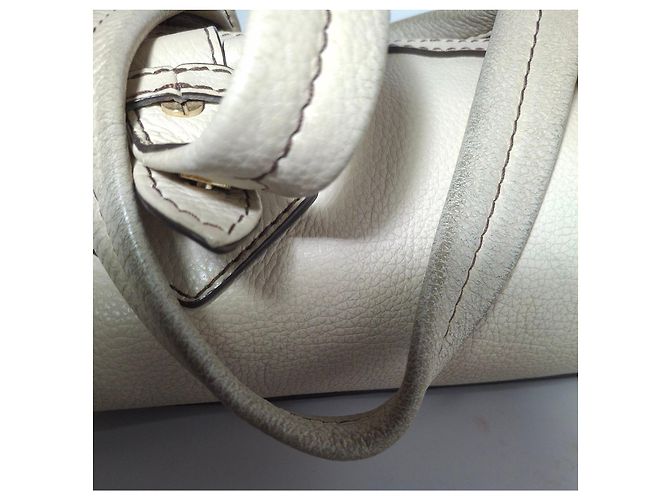 Lancel Borsa in pelle ecru Beige - vista 7