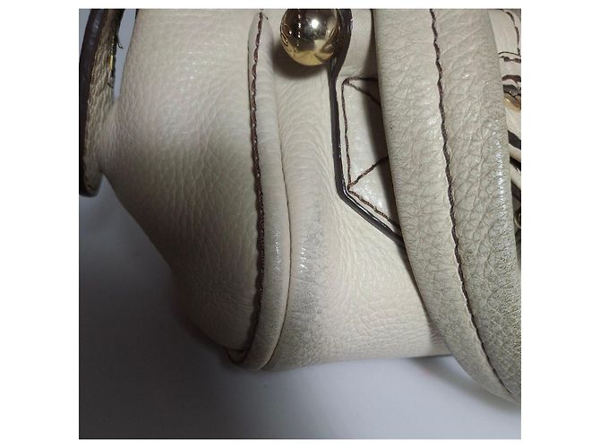 Lancel Borsa in pelle ecru Beige - vista 8