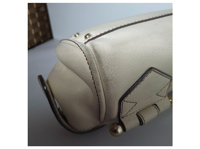 Lancel Borsa in pelle ecru Beige - vista 9