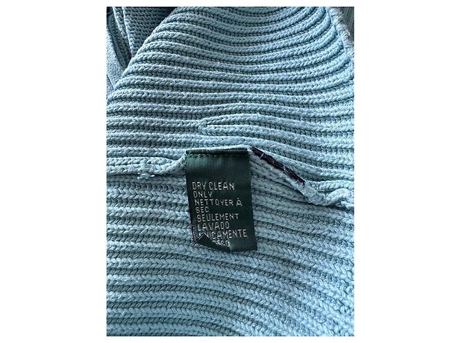 Autre Marque Lauren Ralph Lauren Strickjacke mit Reißverschluss Hellblau - Ansicht 7
