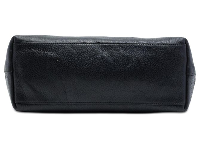 Borsa satchel Gucci in pelle di vitello nera con charm GG Nero - vista 3