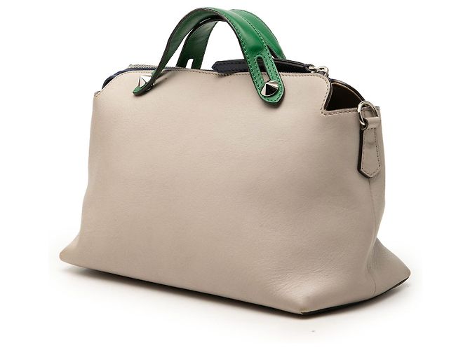 Borsa Fendi Beige Medium Tricolor Leather By The Way - vista 2