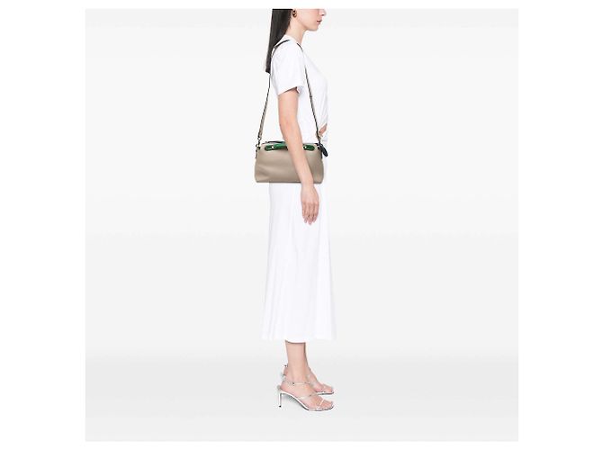 Borsa Fendi Beige Medium Tricolor Leather By The Way - vista 8