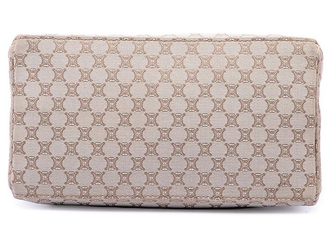 Céline Celine Beige Macadam Canvas Kisslock Crossbody - vista 3