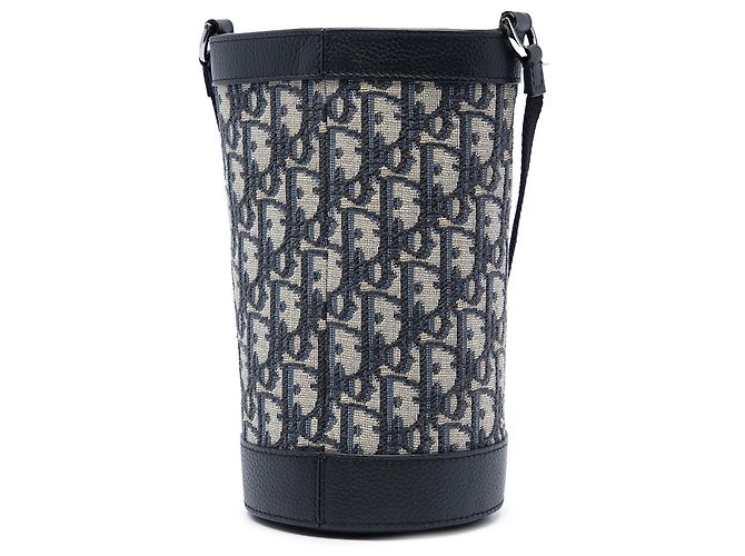 Funda térmica para botella en lona Blue Oblique de Dior Azul Azul marino - vista 2