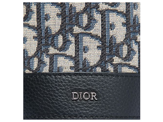 Funda térmica para botella en lona Blue Oblique de Dior Azul Azul marino - vista 5