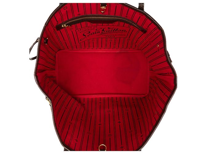 Louis Vuitton Braun Damier Ebene Neverfull MM - Ansicht 4