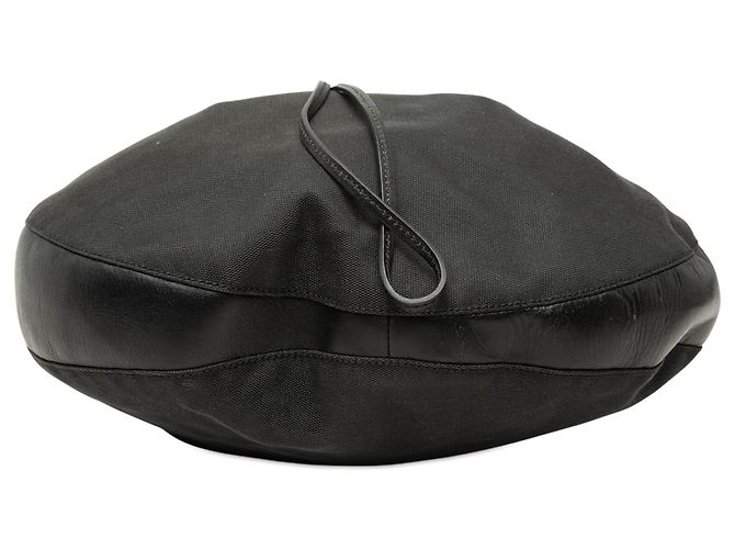 Borsa Hobo Gucci in tela nera con coulisse Nero - vista 3