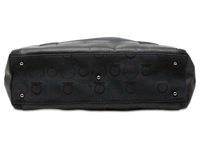 Salvatore Ferragamo Ferragamo Gancini Canvas Tote in Schwarz - Ansicht 3