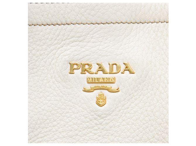 Bolsa Tote Conversível Prada White Vitello Daino Branco - vista 5