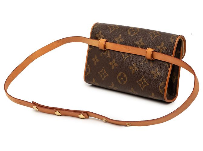 Louis Vuitton Pochette Florentine Monogram marrone - vista 2