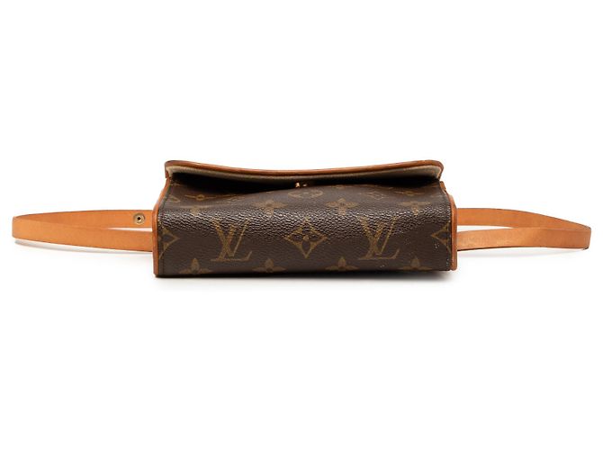Louis Vuitton Pochette Florentine Monogram marrone - vista 3