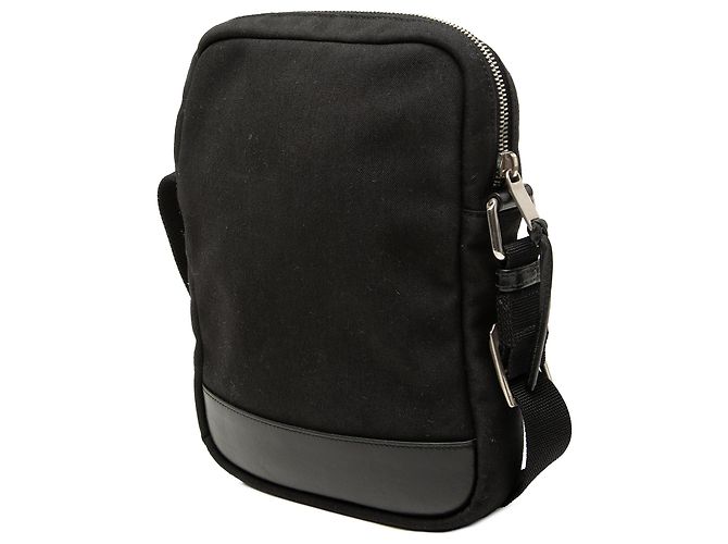 Borsa a tracolla Rivington in tela nera Saint Laurent Nero - vista 2