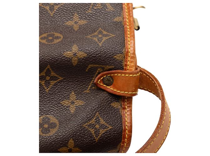 Louis Vuitton Marrone Monogram Saumur 30 - vista 7