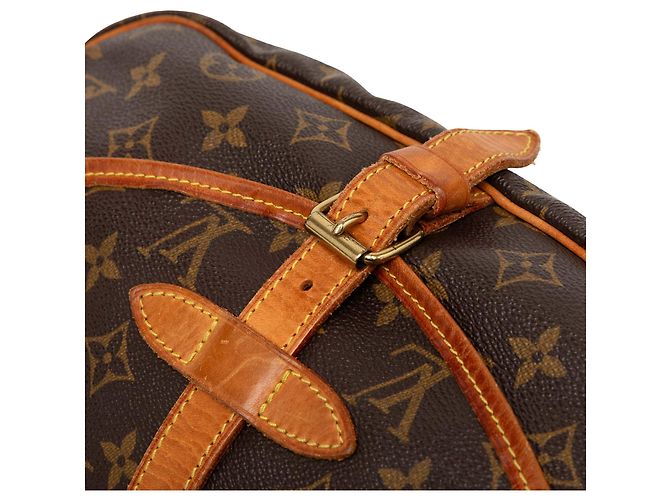 Louis Vuitton Marrone Monogram Saumur 30 - vista 8