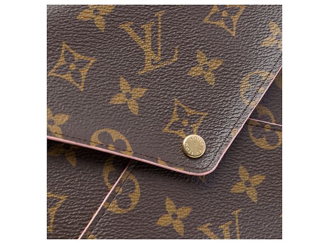 Louis Vuitton Pochette Kirigami GM Marrone Monogram - vista 5