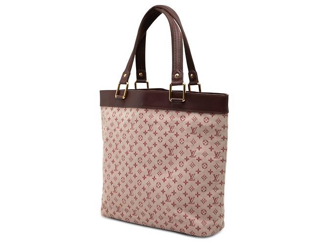 Louis Vuitton Red Monogram Mini Lin Lucille GM Rosso - vista 2